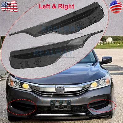 Cubierta de bisel de luz antiniebla delantera para Honda Accord 2016 2017 conductor y pasajero Foto 1 de 4