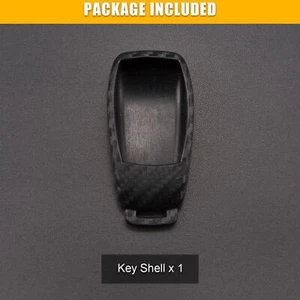 Silicone Carbon Fiber Smart Key Case Cover For Mercedes-Benz A B C E S G-Class - Picture 1 of 4