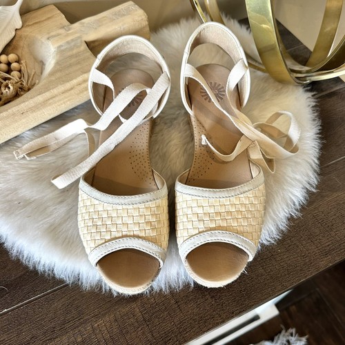 Sandali Ugg Australia Trina1004414 Iuta suola zeppa cinturino alla caviglia taglia 8 5