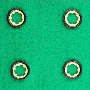 4 LOWER FUEL INJECTOR SEAL GROMMET WASHERS FITS MAZDA CX7 L3 2.3L TURBO 07-12 - Picture 1 of 2