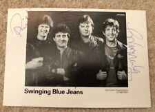 Vintage - Swinging Blue Jeans Hand Signed Photo Autograph - Hippy Hippy Shake