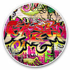 2 x Vinyl Stickers 7.5cm - Cool Funky Graffiti Wall Art Artistic Fun Cool Gift #