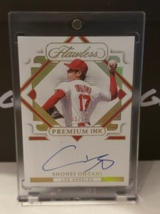 2022 Panini Flawless Shohei Ohtani Premium Ink On Card Auto /10 #PI-SO