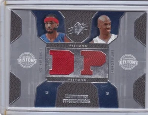 2007 Upper Deck SPx Card #WMC-HB Richard Hamilton & Chauncey Billups Swatch - Picture 1 of 2