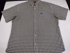 Chaps Easy Care Men's Button Down Short Sleeve Shirt Size XL Multicolor #1782 - Picture 1 of 6