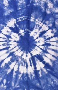 Dark Blue Yoruba Tie-Dyed Textile Mali 52x22 inch - Picture 1 of 3