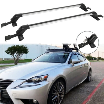 Portaequipajes de aluminio con barra transversal de techo superior de 42,5" para Lexus LS400 460 LS500 Foto 1 de 4