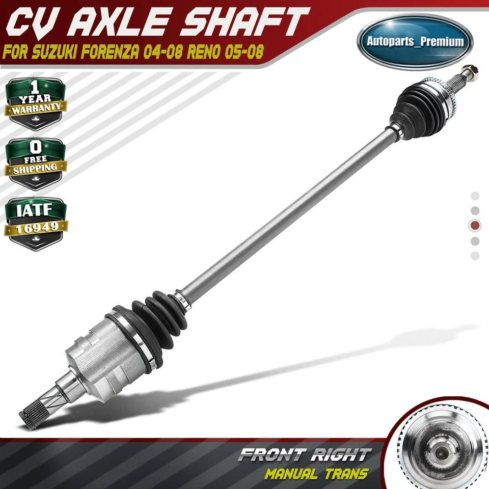 Conjunto de eje CV manual delantero derecho para Suzuki Forenza 2004-2008 Reno 2,0 L Foto 1 de 4