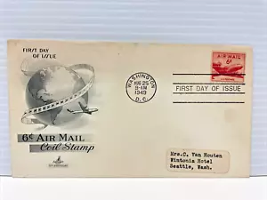 US Air Mail First Day of Issue FDC Washington D.C. (1949) - Picture 1 of 2