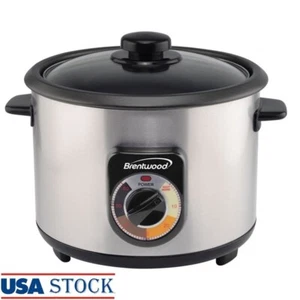 Stainless Steel 5 Cup Crunchy Persian Rice Cooker Nonstick Timer Auto Warm功能 New - Picture 1 of 8