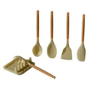 1 Set Kitchen Toys Mini Decorate Doll House Kitchen Kitchenware Toys Abs Beige - Picture 1 of 10