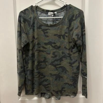 Топ Michael Stars матовый камуфляж с длинным рукавом - армейский зеленый - Изображение 1 из 4