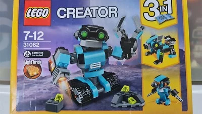  LEGO CREATOR Set 31062 Light Brick 3in1 NEW RARE for kids and collectors - Image 1 of 4