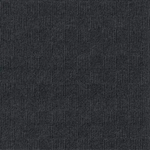 24"x 24" Carpet Tile Peel and Place - Crochet (Black) (60sq.ft.) 15 Tiles - Picture 1 of 5