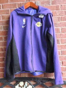 Los Angeles Lakers Nike Thermal Flex Performance Zip Purple Hoodie Sz XL - Picture 1 of 7