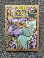 1996 Finest Atlanta Braves Baseball Card #B56 David Justice