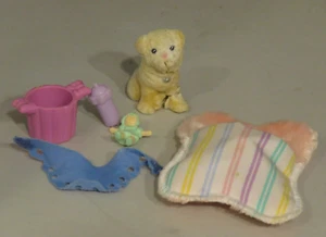Littlest Pet Shop 1995 vestido y listo dulce cachorro dormido perro - Imagen 1 de 4