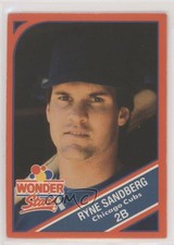 1990 Wonder Bread Stars Food Issue Ryne Sandberg #20 HOF