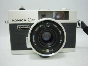 Vintage Konica C35 Automatic FilmCamera Japan f38mm Hexanon 1:2.8  no tested - Picture 1 of 12
