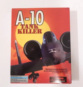 A-10 Tank Killer MS-DOS Boxed Game 3.5" and 5.25" for PC 1990 Complete w Poster - Bild 1 von 5