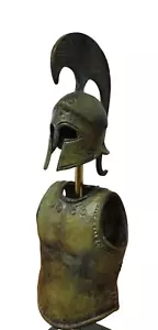 Statua Armatura Bronzo, Regalo Casa, Greco Antico, Negozio Cnosso 30 cm - Foto 1 di 5