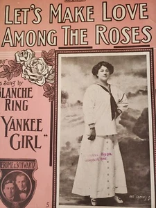 Partituras Blanche Ring Let's Make Love Among The Roses 1910 - Imagen 1 de 6