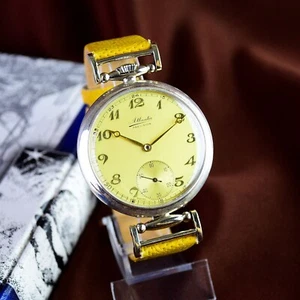 Swiss Watch Atlantic Precision Collectible Vintage Marriage Men's Wristwatch - Picture 1 of 14