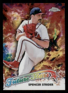 2023 Topps Chrome Future Stars #FS15 Spencer Strider - Picture 1 of 2