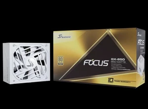 Seasonic FOCUS GX-850 White 850W ATX 3.0 PSU – 80+ Gold Full Modular, New - Picture 1 of 4