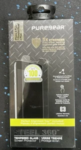 Pure.Gear Steel 360 Tempered Glass Screen Protector for iPhone 7 /8 Plus - Clear - Picture 1 of 2