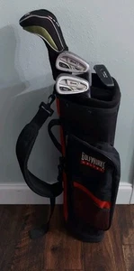 Ram G-Force Golf Club Junior Set Of 4 Clubs 5 Hybrid Putter PW 7 Iron With Bag - Picture 1 of 17
