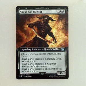 Magic the Gathering: Gaius van Baelsar (Extended Art) Final Fantasy Regular NM - Picture 1 of 3
