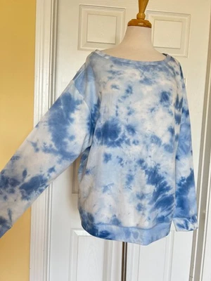 ESPLÉNDIDO TOP TIE-DYE AZUL TALLA XL térmico Foto 1 de 4