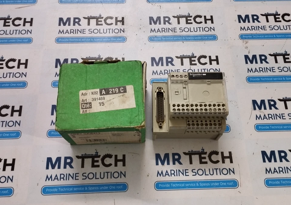 Schneider Modicon ABE7-CPA412 Wiring Block For 4 Tc Inputs Abe7cpa412ab Pv: 02 - Image 1 of 4