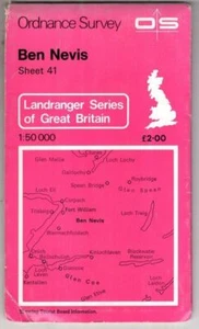 Ben Nevis. Landranger Sheet 41 : Ordnance Survey - Imagen 1 de 1