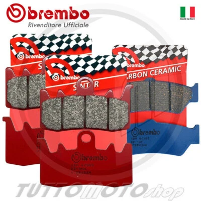 Pastiglie BMW R 1250 RS 2019 2020 2021 2022 2023 / BREMBO ant. + post. R1250RS - Immagine 1 di 4