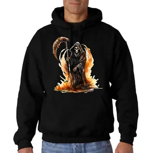 HOODIE/ T-SHIRT - SKULL - SANTA MUERTE -HORROR DESIGN UNISEX - SM01 - Imagen 1 de 4
