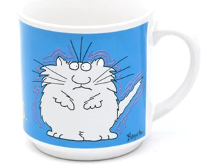 Boynton Cat Mug Please Hassel Me Thrive Stress Blue Recycled Paper Products - Picture 1 of 5