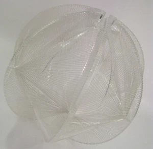 Nylon Plexiglas Pendelleuchte ORIGINAL 60er Jahre Hängeleuchte Sompex P. Secon - Bild 1 von 5