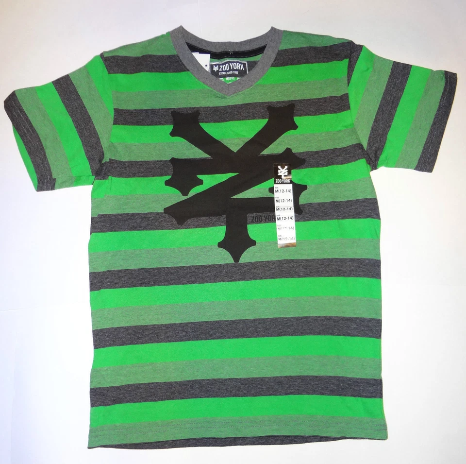 Camisetas a rayas Zoo York para niños 5 opciones de color muchas tallas nuevas con etiquetas Foto 1 de 1