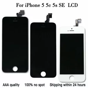 LCD Display Touch Digitizer Screen Replacement For iPhone 5S SE 5C 5 Home Button - Picture 1 of 31