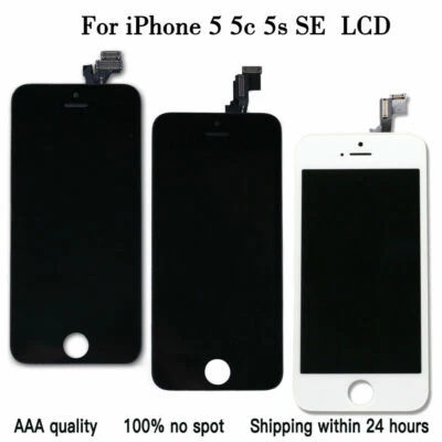 LCD Display Touch Digitizer Screen Replacement For iPhone 5S SE 5C 5 Home Button - Image 1 of 4