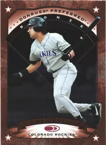 1997 Donruss Preferred #61 Vinny Castilla Colorado Rockies Bronze - Picture 1 of 2