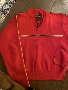 Men’s Obermeyer Ski Sweater Red Small - Picture 1 of 12