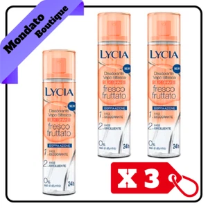 DEODORANTE LYCIA BIFASICO 100ml ATO NO GAS SILK SHAKE FRESCO FRUTTATO (X3) - Bild 1 von 1