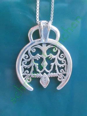 KX Rimorchio Geburtsmotiv Tunisia Nascita Africa Argento Sterling 925 Replica - Immagine 1 di 4
