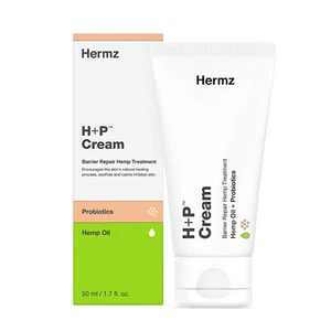 Dermz Hermz H+P Healing Probiotic Body Cream 50ml - Relief from Itching, Dryness - Picture 1 of 9