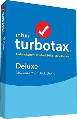 TurboTax 2016 Deluxe Federal Original+Full Updates | Win/Mac | #1 Install Expert - Image 1 of 4