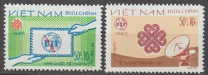 1983 Semi-Postal Stamps World Communications Year Scott # B1-B2 MNH - Picture 1 of 1