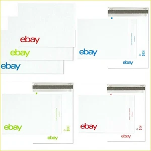 21 Polymailer/Polyjacken der Marke eBay rot grün & blau 9" x 11,5" (keine Polsterung) - Bild 1 von 5